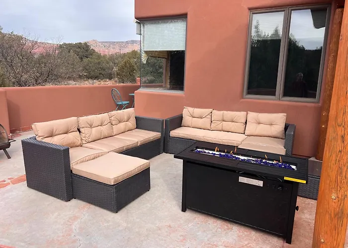 Hutson Lane Stunning Views Secluded Location Outdoor Pizza Oven Sedonas Essence *